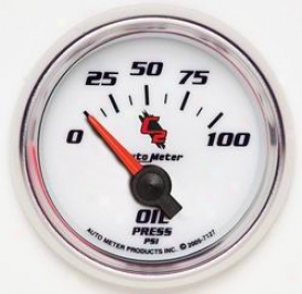 Universal Universal Auto Meter Oil Pressure Gauge 7127