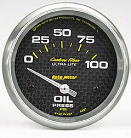 Universal Universal Auto Meter Oil Pressure Gauge 4827