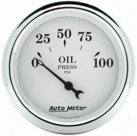 Universal Universal Auto Meter Oil Pressure Gauge 1628