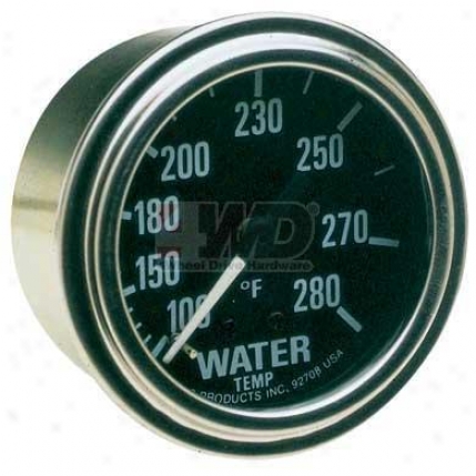 Pro Series Mechanical Water Temperature Gauge By Equus