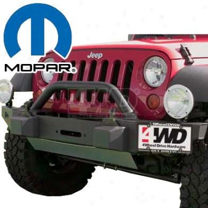 Rock Crawler Off Path Front Bumper With Wjnch Mount By Mopar
