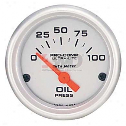 Ultra-lite Series Oil Pressure By Auto Meter