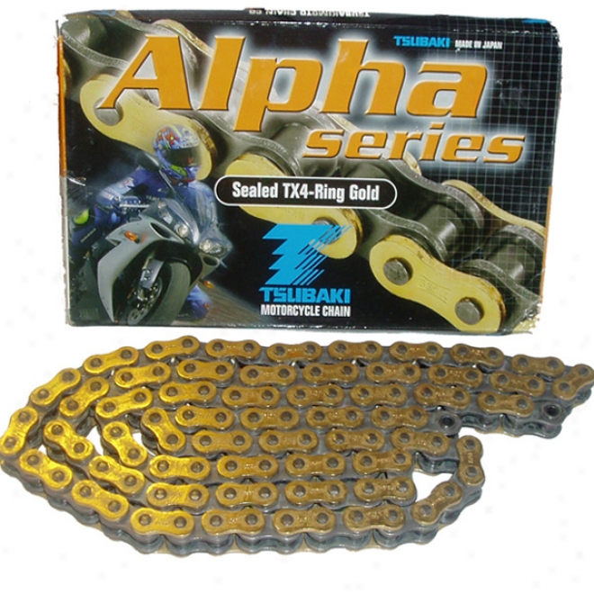 520 Alpha Gold O-ring Chain