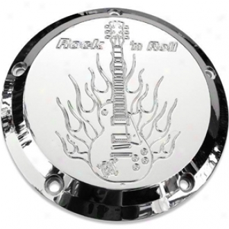 Chrome Rock And Roll Billet Derby Cover