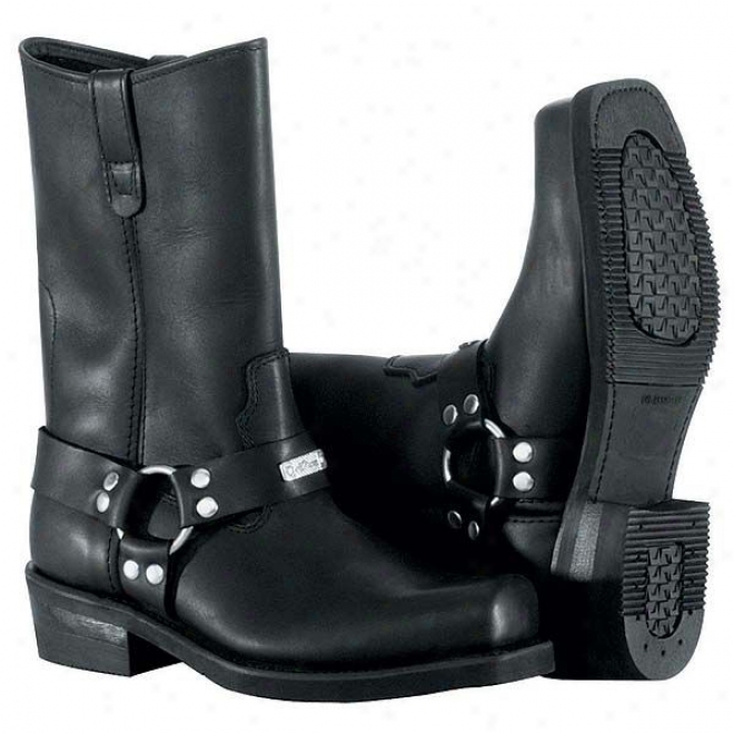 Traditional Square Toe Harness Boots