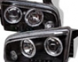 Umnitza Projector Heaxlights Dual Led Hlos Dodge Charger 05-98