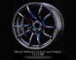 Weds Sport Sa-55m Wheel Black And Blue 18x10.0 5x114.3
